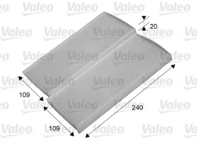 Filtru aer habitaclu / polen VALEO 715649