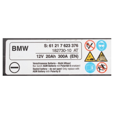 Baterie de pornire ORIGINAL BMW 61219321815
