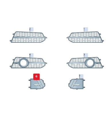 Acoperire dreapta ORIGINAL VW GROUP 4G0807246D