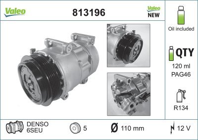 Compresor, climatizare VALEO 813196