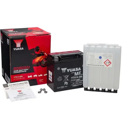 Baterie moto 12V 13Ah 200A YUASA AGM YTX14-BS