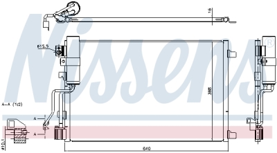 Condensator, climatizare NISSENS 940417