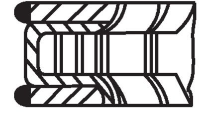 Set segmenti piston MAHLE 681 RS 00106 0N0