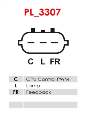 Regulator, alternator AS-PL ARE3098