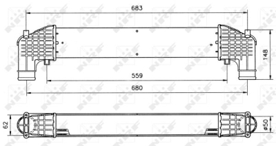 Intercooler NRF 30108A
