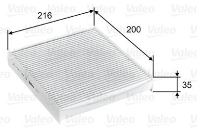Filtru aer habitaclu / polen VALEO 715746