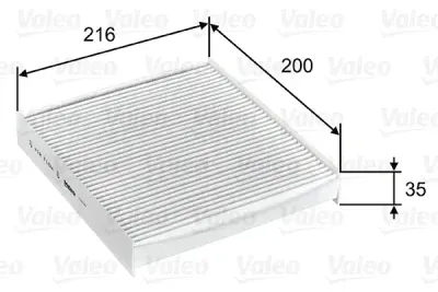 Filtru aer habitaclu / polen VALEO 715746