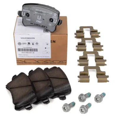 Set placute frana axa spate ORIGINAL VW GROUP 3AA698451B