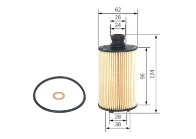 Filtru ulei BOSCH F 026 407 154