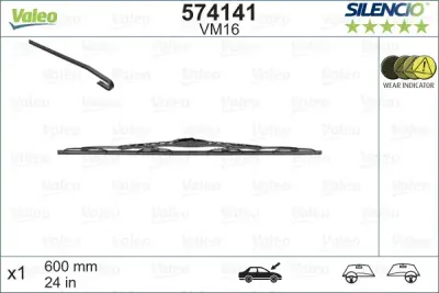 Lamela stergator VALEO 574141