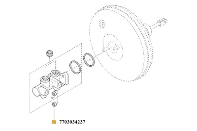 Bucsa, bara stabilizatoare ORIGINAL RENAULT 7703034237