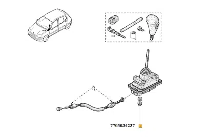 Bucsa, bara stabilizatoare ORIGINAL RENAULT 7703034237