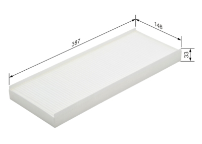 Filtru habitaclu BOSCH 1 987 432 017