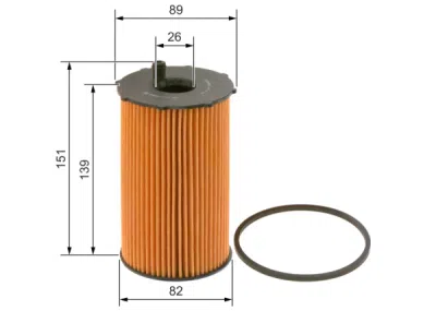 Filtru ulei BOSCH 1 457 429 307