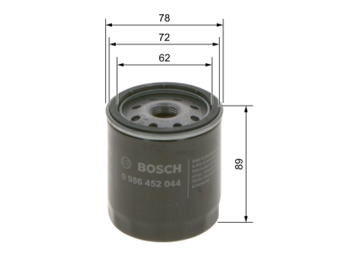 Filtru ulei BOSCH 0 986 452 044
