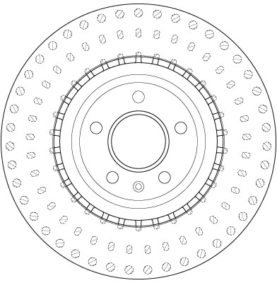 Disc frana TRW DF6149S
