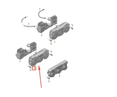 Bloc comanda climatizare Original VW GROUP 1K0820047JNWHS