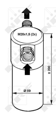 uscator, aer conditionat NRF 33081
