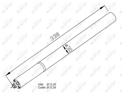 uscator, aer conditionat NRF 33211