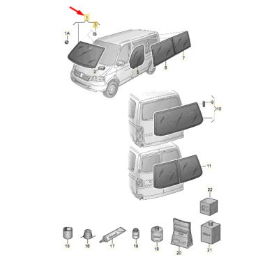 Parbriz ORIGINAL VW GROUP 7E0845099AANVB