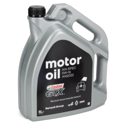 Ulei motor 0W16 CASTROL GTX [AN2022] 5L ORIGINAL RENAULT 7711382295