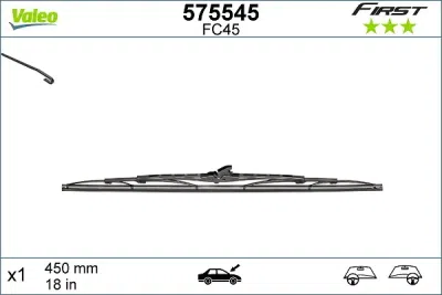 Lamela stergator VALEO 575545