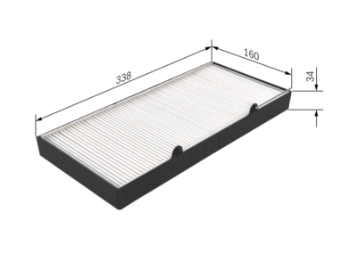 Filtru habitaclu BOSCH 1 987 435 063