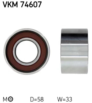 Rola intinzator, curea distributie SKF VKM 74607