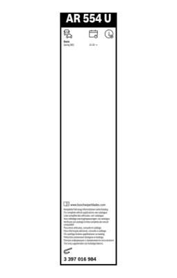 Stergator parbriz Bosch Aerotwin AR554U 550 mm 3397016984