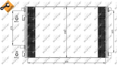 Condensator, climatizare NRF 35449