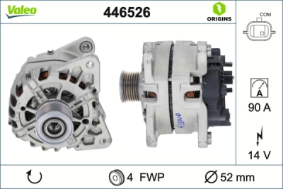 Generator / Alternator VALEO 446526