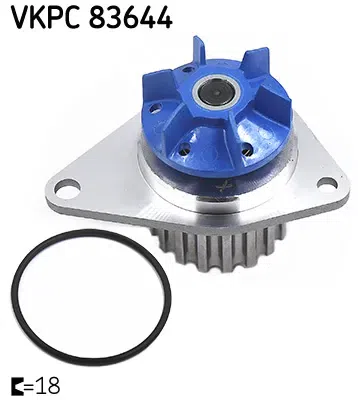 Pompa apa, racire motor SKF VKPC 83644