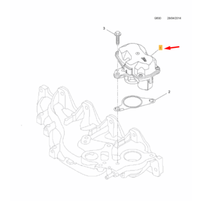 Supapa EGR ORIGINAL RENAULT 1471 099 48R