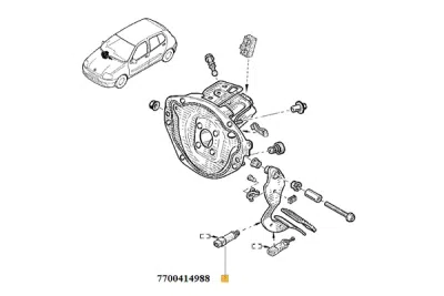 Comutator lumini frana ORIGINAL RENAULT 7700 414 988