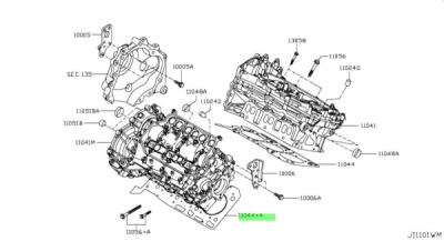 Garnitura, chiulasa ORIGINAL NISSAN 1104400Q0S