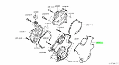 Garnitura capac distributie ORIGINAL RENAULT 8200798872