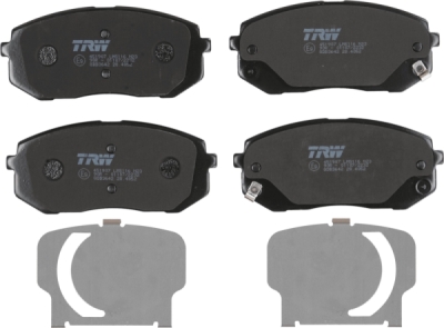 Set placute frana TRW GDB3642