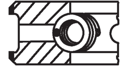 Set segmenti piston MAHLE 033 16 N0