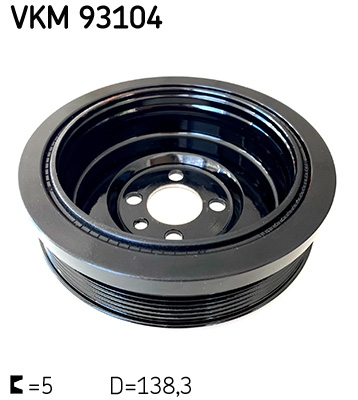 Fulie curea, arbore cotit SKF VKM 93104