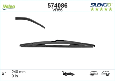 Lamela stergator VALEO 574086