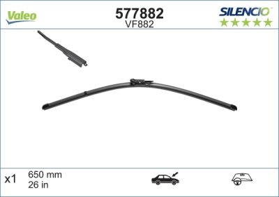 Lamela stergator VALEO 577882