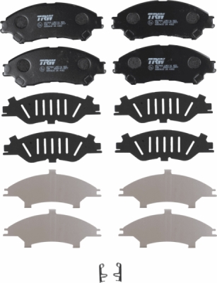 Set placute frana TRW GDB3633