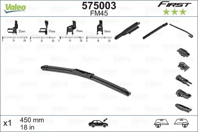 Lamela stergator VALEO 575003
