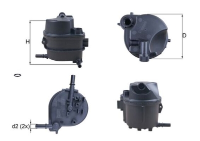 Filtru combustibil MAHLE KL 777D
