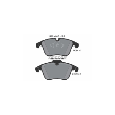 Set placute frana TEXTAR 2408401