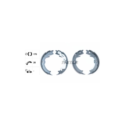 Set saboti frana, frana de mana TEXTAR 91071000