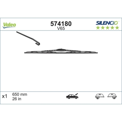Lamela stergator VALEO 574180