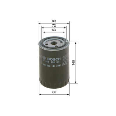 Filtru ulei BOSCH 0 451 103 347