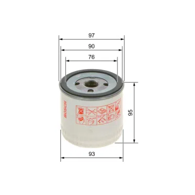 Filtru ulei BOSCH 0 451 103 252