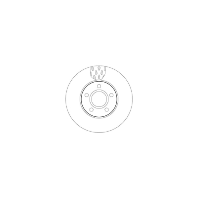 Disc frana TRW DF6138